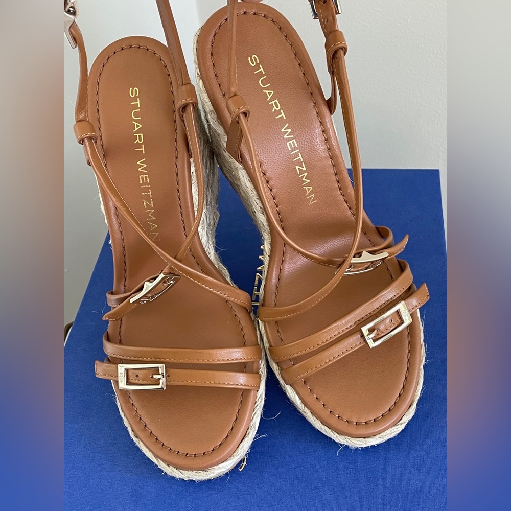 Stuart Weitzman
Georgie Espadrille Wedge Sandals